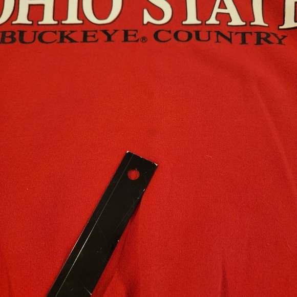 Ohio‎ State Crewneck Sweatshirt Adult Large Red Vintage PM Sports Buckeyes OSU - Picture 7 of 9
